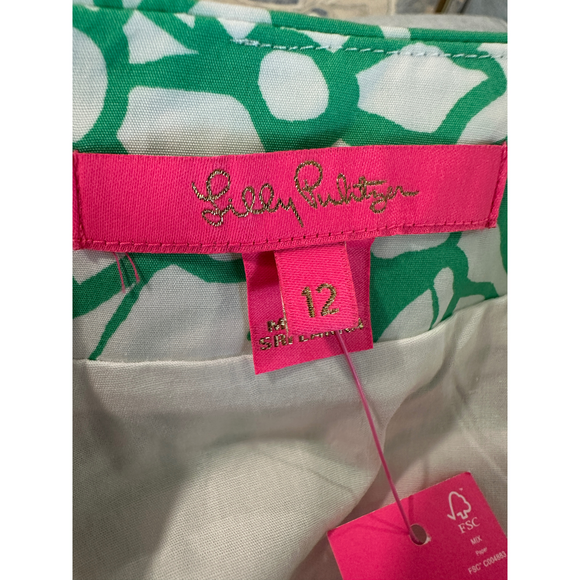 Lilly Pulitzer Green & White Skort - Picture 5 of 6